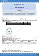 Đề thi học kì 1 Hóa 10 Chân trời sáng tạo - Đề số 1